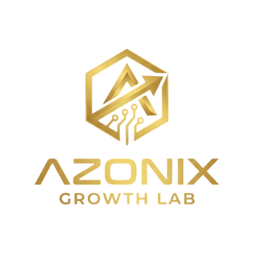 Transparent for DARK BG - Azonix growth LAB - SQUARE - BLACK (1)